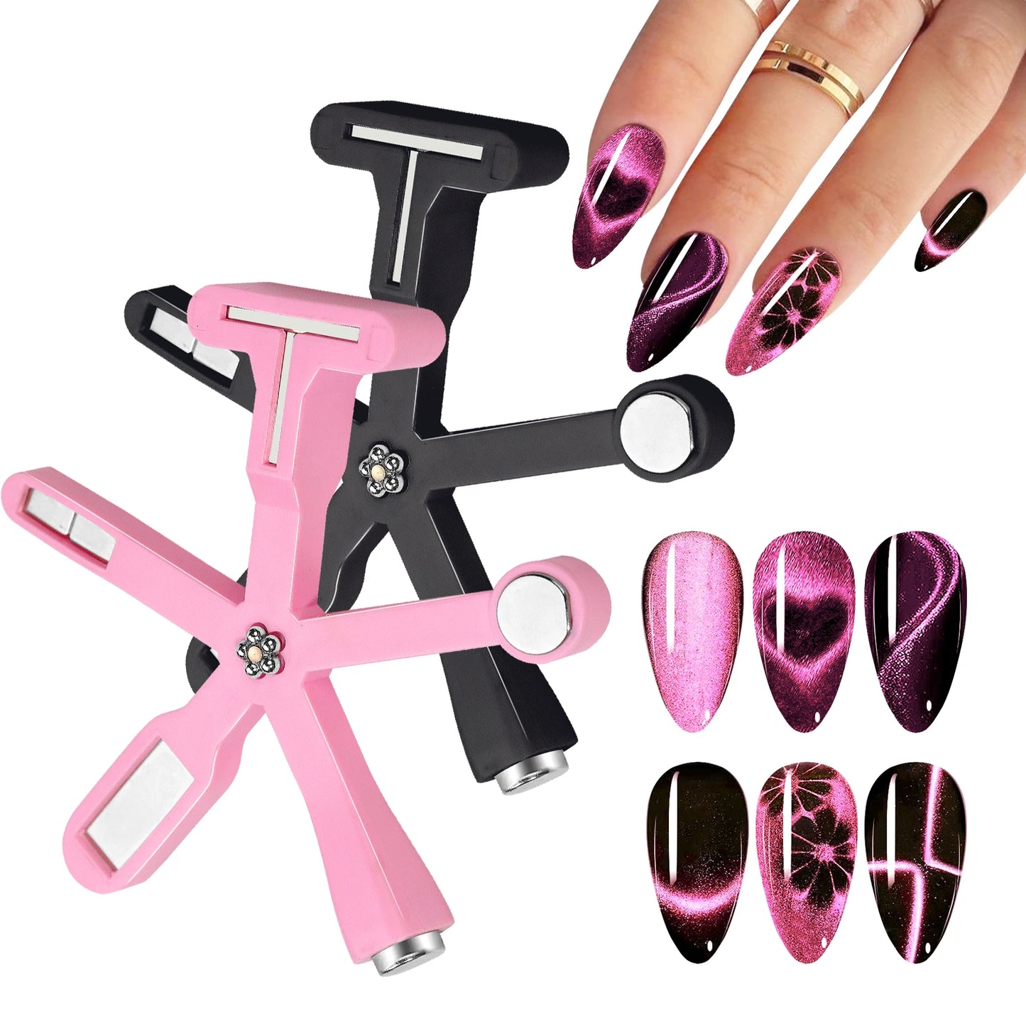 Cat Eye Magnetic Nail Wand — Multi-Function Gel Polish Magnet Tool