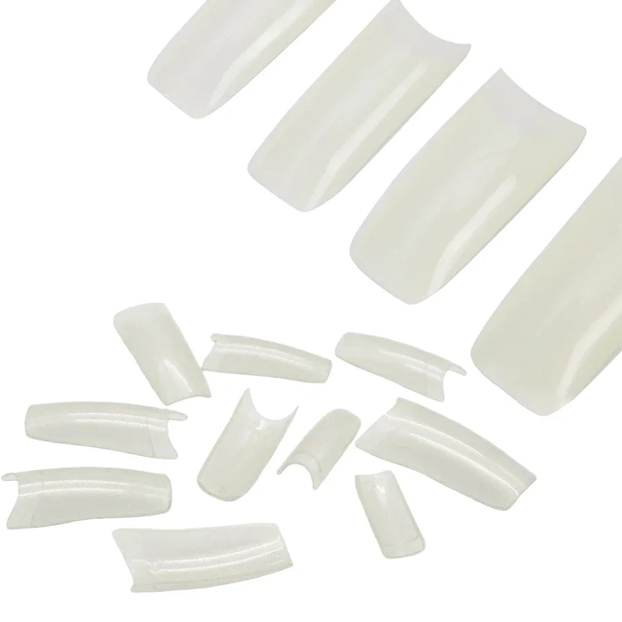 500Pcs French Style False Nail Tips — Natural Acrylic & Gel Nail Art