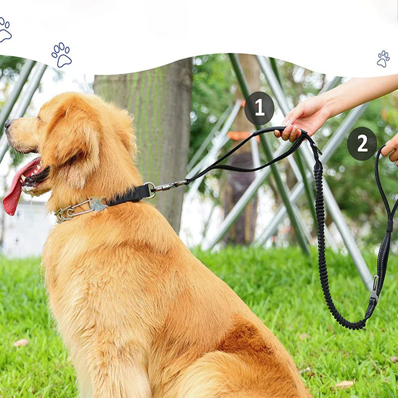 Adjustable Pet Dog Nylon reflective multi-functional retractable dog leash Car Seat Belt Cushioning Retractable Reflectivenylon