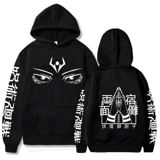 Hoodies New Japanese Anime Graphic Printing Sweatshirts for Men Womnen Hip Hop Casual Autumn Winter Fleece Streetwear Tops
