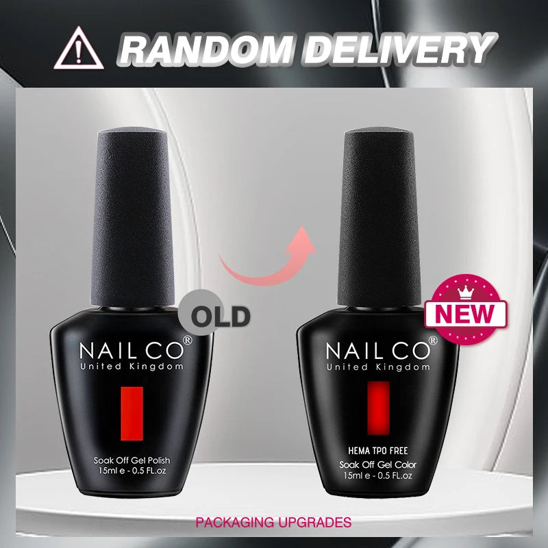 NAILCO Gel Nail Polish – HEMA-Free Soak-Off UV/LED Gel | 15ml | 333 Colors