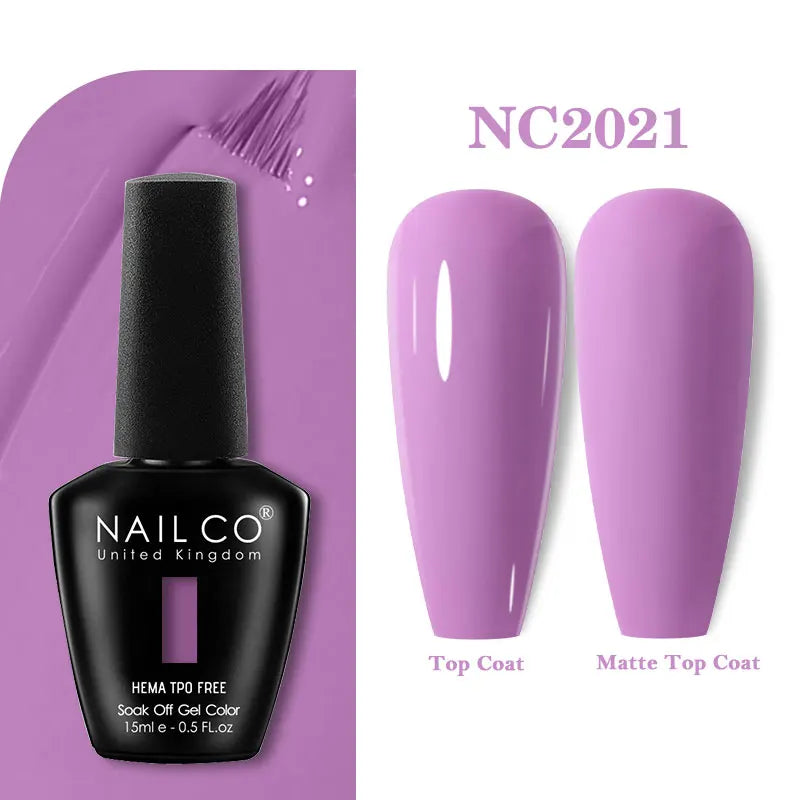 NAILCO Gel Nail Polish – HEMA-Free Soak-Off UV/LED Gel | 15ml | 333 Colors
