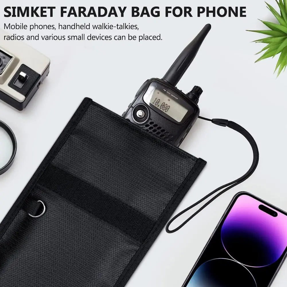 Faraday Bag for Laptops & Tablets – RFID & Signal Blocking, Fireproof Shielding