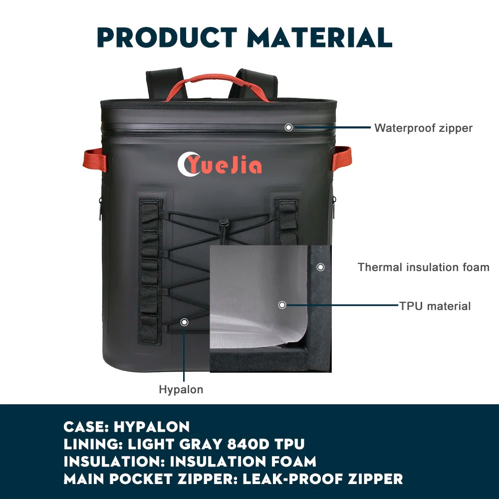Use Insulated Lunch Food Can Cooler Backpack Ice Cooler Box Portable Soft Coolers Waterproof Insulated Box