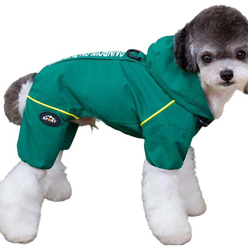 Waterproof Pet Jumpsuits Winter Fleece Dog Clothes Coat with D-ring For Small Dogs Yorkshire Bichon Puppy Clothing ropa perro