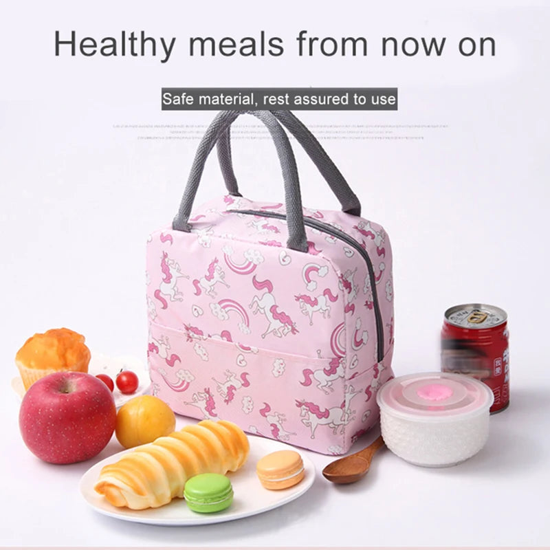 Insulated lunch bag For Women Kids Cooler Bag Thermal bag Portable Lunch Box Ice Pack Tote Food Picnic Bags Lunch Bags for Work