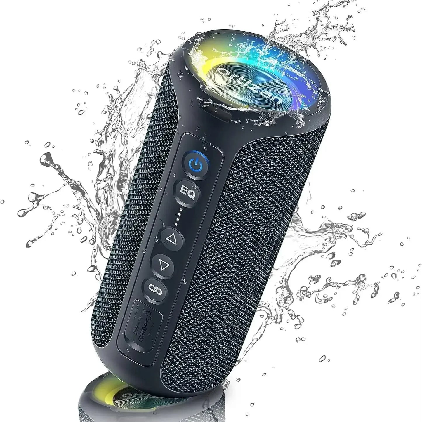 Ortizan 40W Portable Bluetooth Speaker — IPX7 Waterproof, Bass Subwoofer, TF/AUX/TWS
