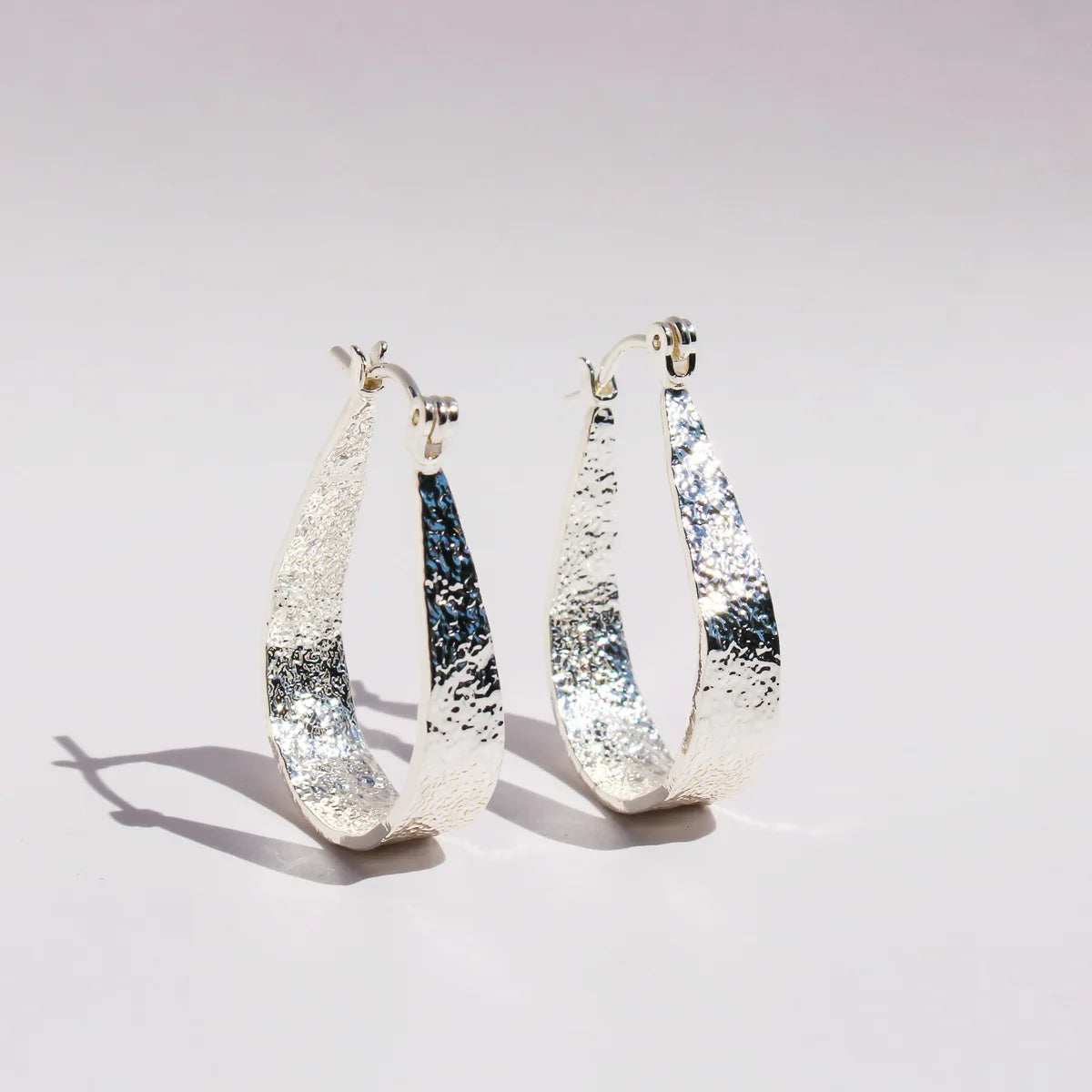 Geometric Hoop Earrings – Gold & Silver Plated Fashion Hoops for Women