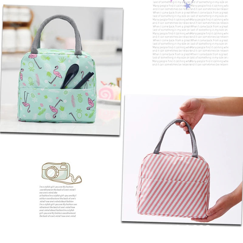 Insulated lunch bag For Women Kids Cooler Bag Thermal bag Portable Lunch Box Ice Pack Tote Food Picnic Bags Lunch Bags for Work