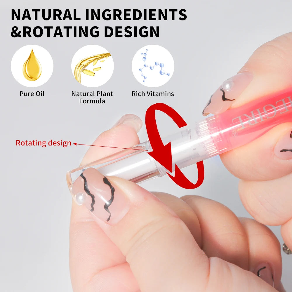 LIMEGIRL 6PCS Nail Care Nutritional Cuticle Oil Pen Gift Box Set for Nail Polish Nutrition Oil Dead Skin Crack Care Nail Set