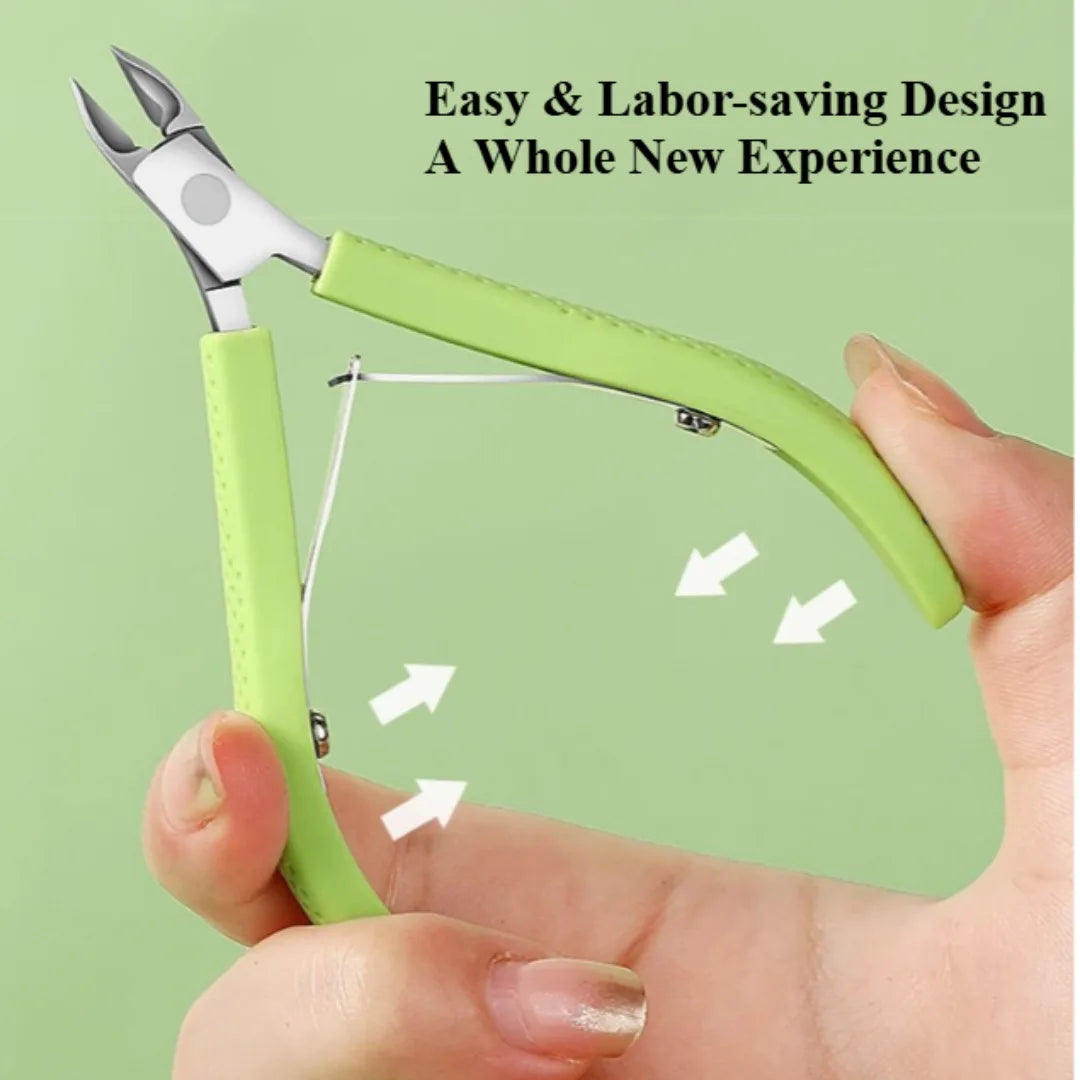 Cuticle Nippers & Nail Clipper Set | Stainless Steel Ingrown Nail & Dead Skin Remover