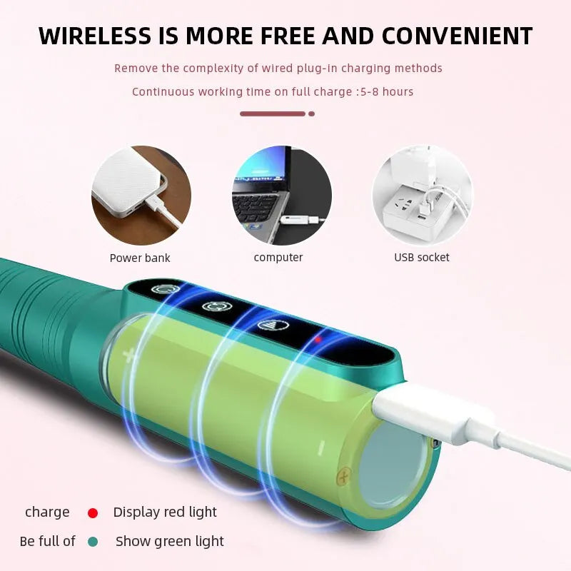 35000RPM Wireless Rechargeable Nail Drill Pen — Portable Electric Manicure Machine