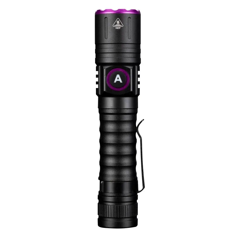 15W 365nm High Power UV Flashlight Ultraviolet Blacklight Detector Pet Urine Dry Stains Bed Bug Scorpions Fluorescence Light