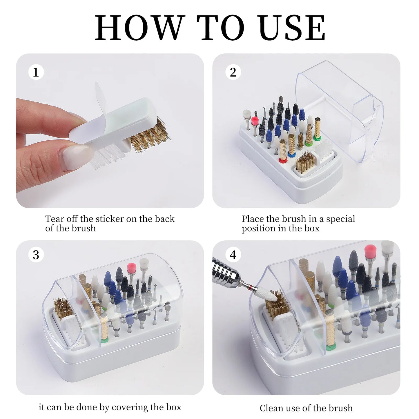 30-Slot Nail Polish Organizer | Acrylic Portable Display Stand | Dustproof Nail Polish Holder for Salon & Home