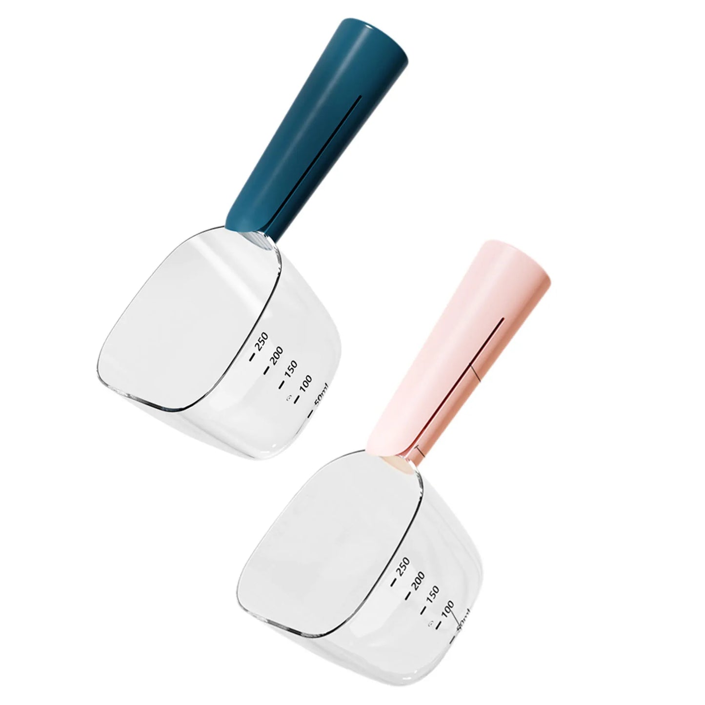 Pet Treat Scoop Measuring Cup Portable Tools Accessories Dog Spoon with Bag Clip Dog Food Measuring Spoon for Camping Shop