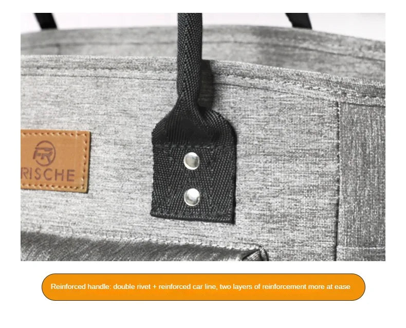 Portable Insulated Lunch Box Bag – Waterproof Picnic & Office Tote with Ice Pack Pocket