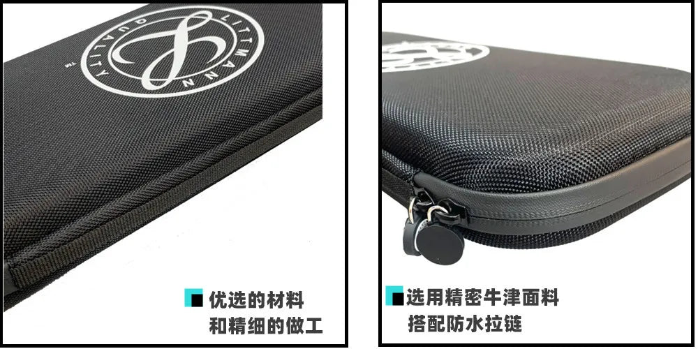 EVA Stethoscope Carrying Case – Compatible with 3M Littmann Classic IV | Hard Shell, Hand-Held Storage Bag | Black