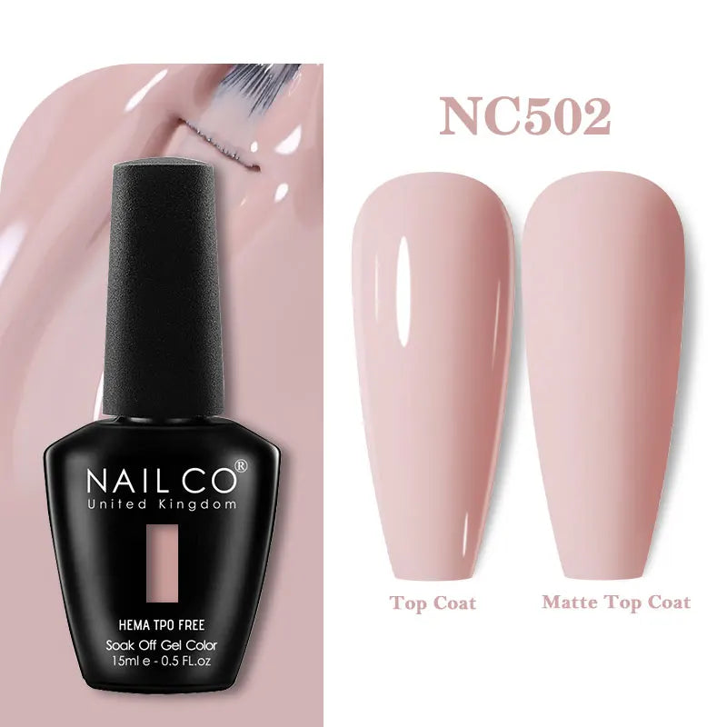 NAILCO Gel Nail Polish – HEMA-Free Soak-Off UV/LED Gel | 15ml | 333 Colors