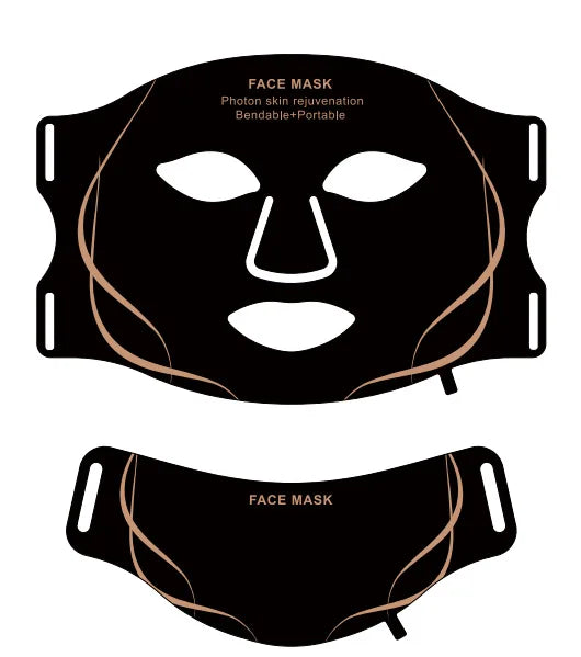 UBilli 7-Color Wireless LED Face Mask