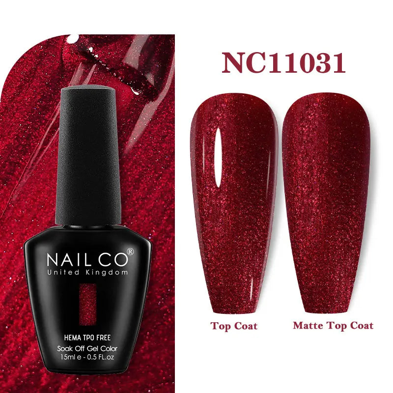 NAILCO Gel Nail Polish – HEMA-Free Soak-Off UV/LED Gel | 15ml | 333 Colors