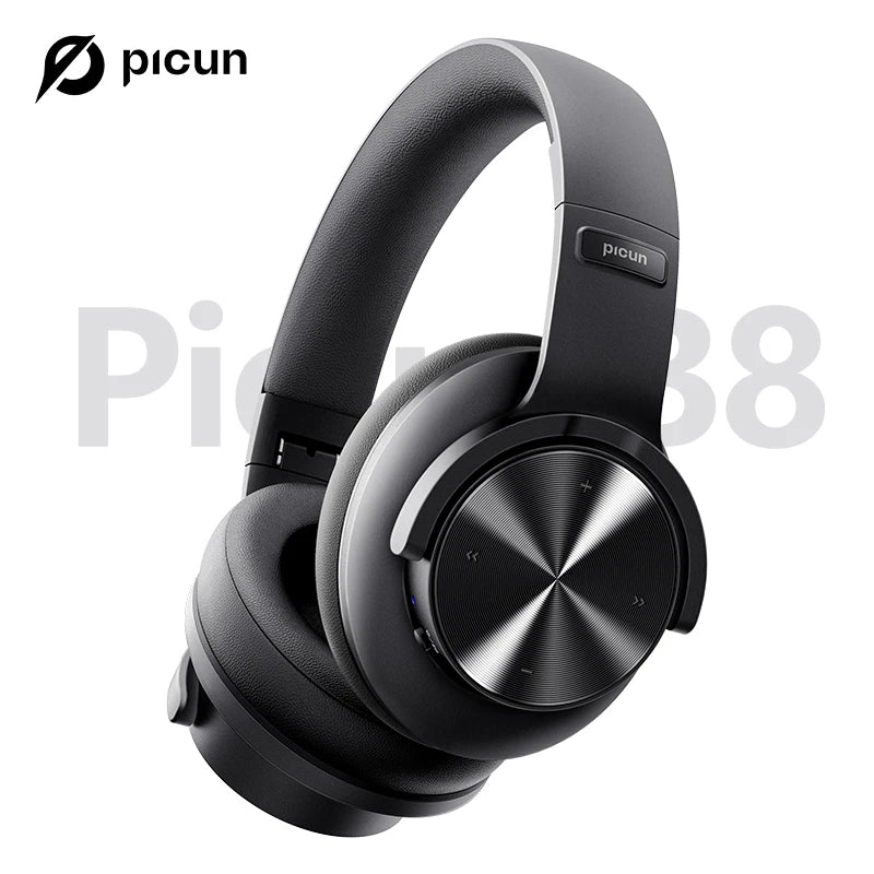 Picun B8 Wireless Headphones — 120Hr Battery, Bluetooth 5.3 & 3 EQ Modes