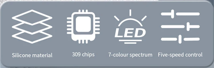 UBilli 7-Color Wireless LED Face Mask