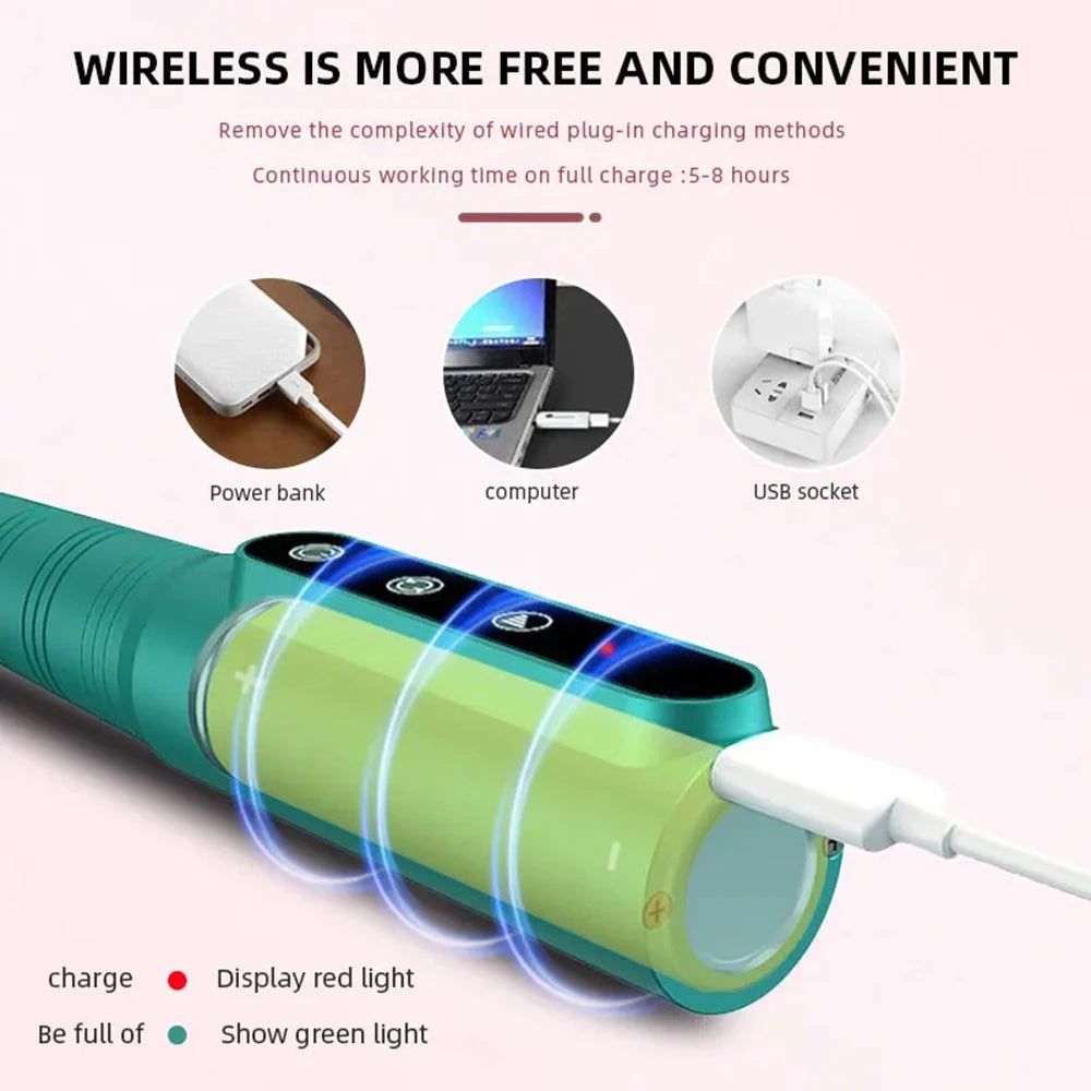35000RPM Wireless Rechargeable Nail Drill Pen — Portable Electric Manicure Machine