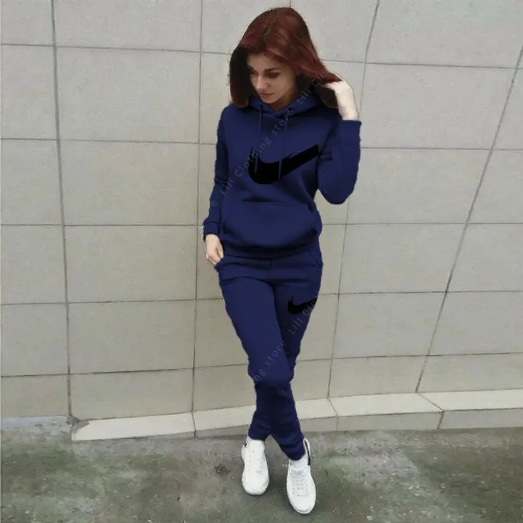 Hoodie Pants Sets Women's Suit 2pcs Sports Outfits 2025 Home Outdoor JoggingNew Designer Clothes women Autumn Winter Tracksuit