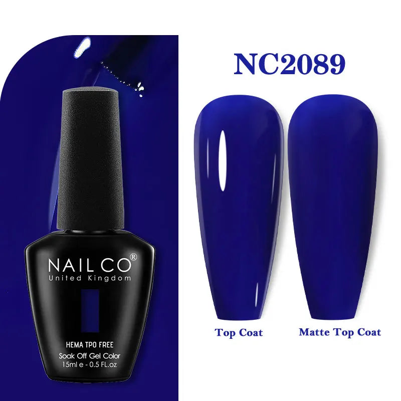 NAILCO Gel Nail Polish – HEMA-Free Soak-Off UV/LED Gel | 15ml | 333 Colors
