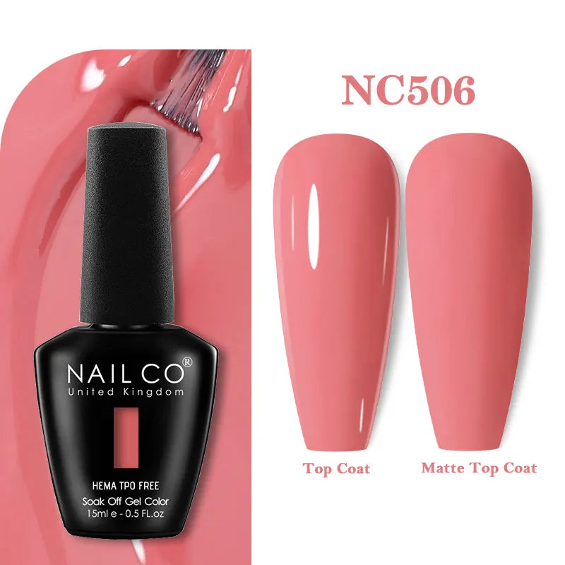 NAILCO Gel Nail Polish – HEMA-Free Soak-Off UV/LED Gel | 15ml | 333 Colors