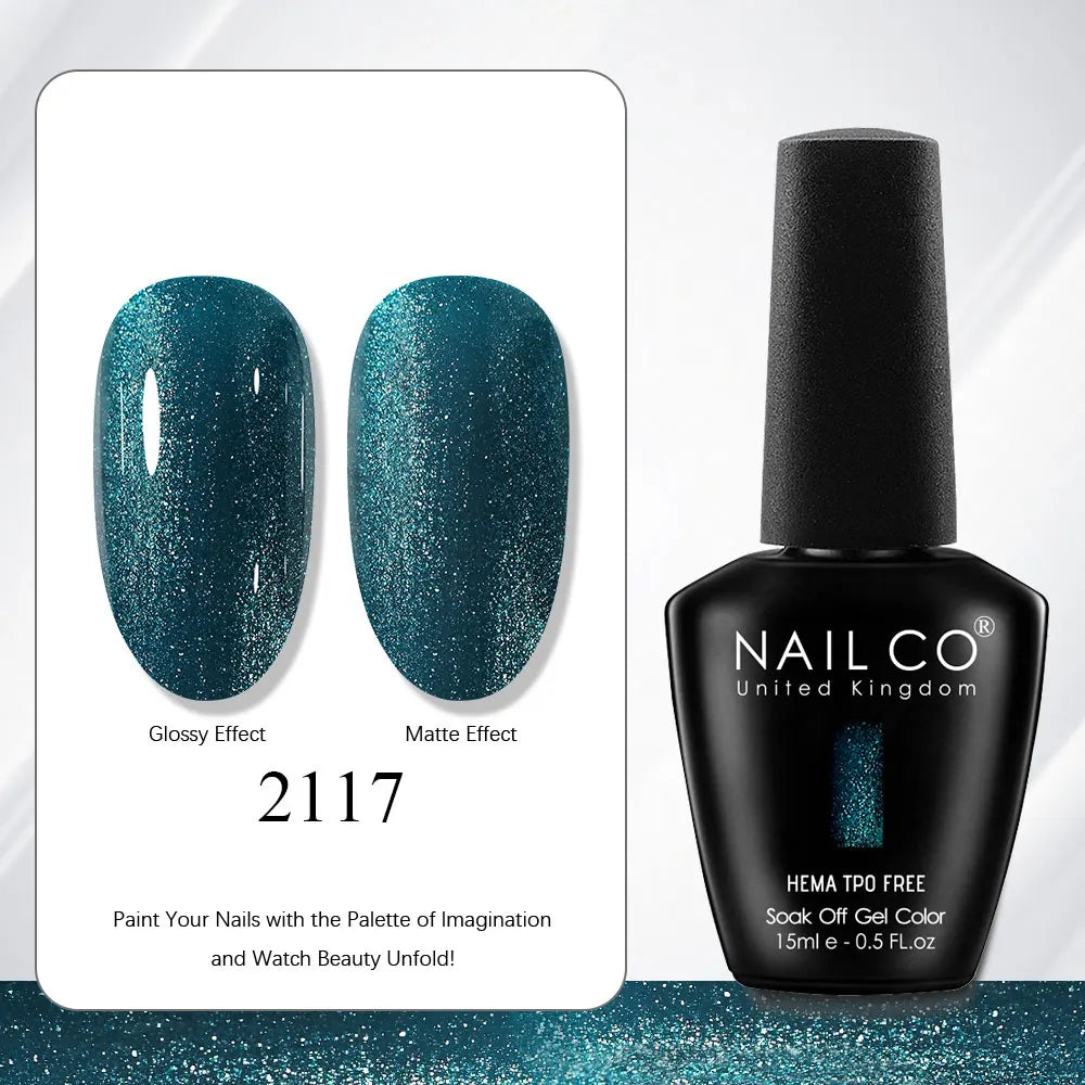 NAILCO Gel Nail Polish 15ml | 333 Colors UV/LED Soak-Off Semi-Permanent Gel Varnish | Long-Lasting Natural Resin Formula