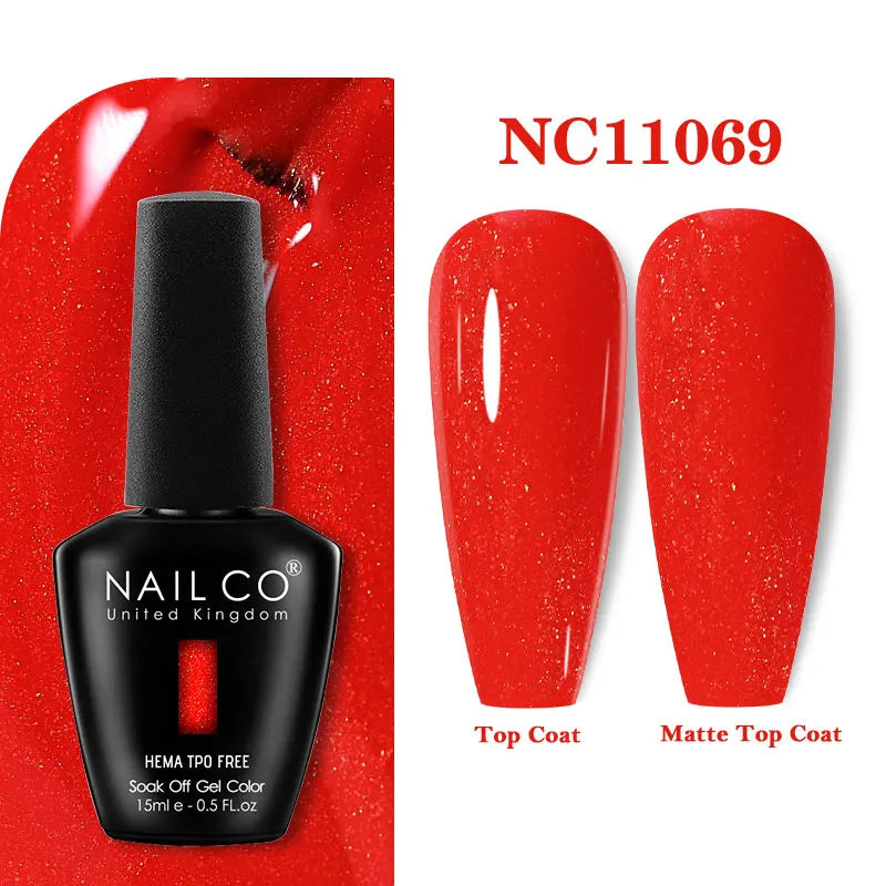 NAILCO Gel Nail Polish – HEMA-Free Soak-Off UV/LED Gel | 15ml | 333 Colors