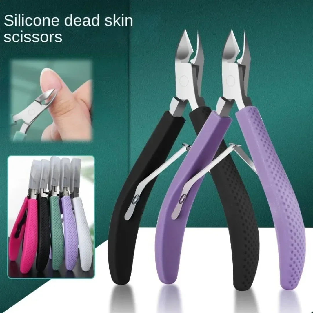 Cuticle Nippers & Nail Clipper Set | Stainless Steel Ingrown Nail & Dead Skin Remover