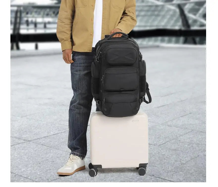 Large Capacity Waterproof Travel Backpack | Men's Outdoor Multi-Function Weekend Bag