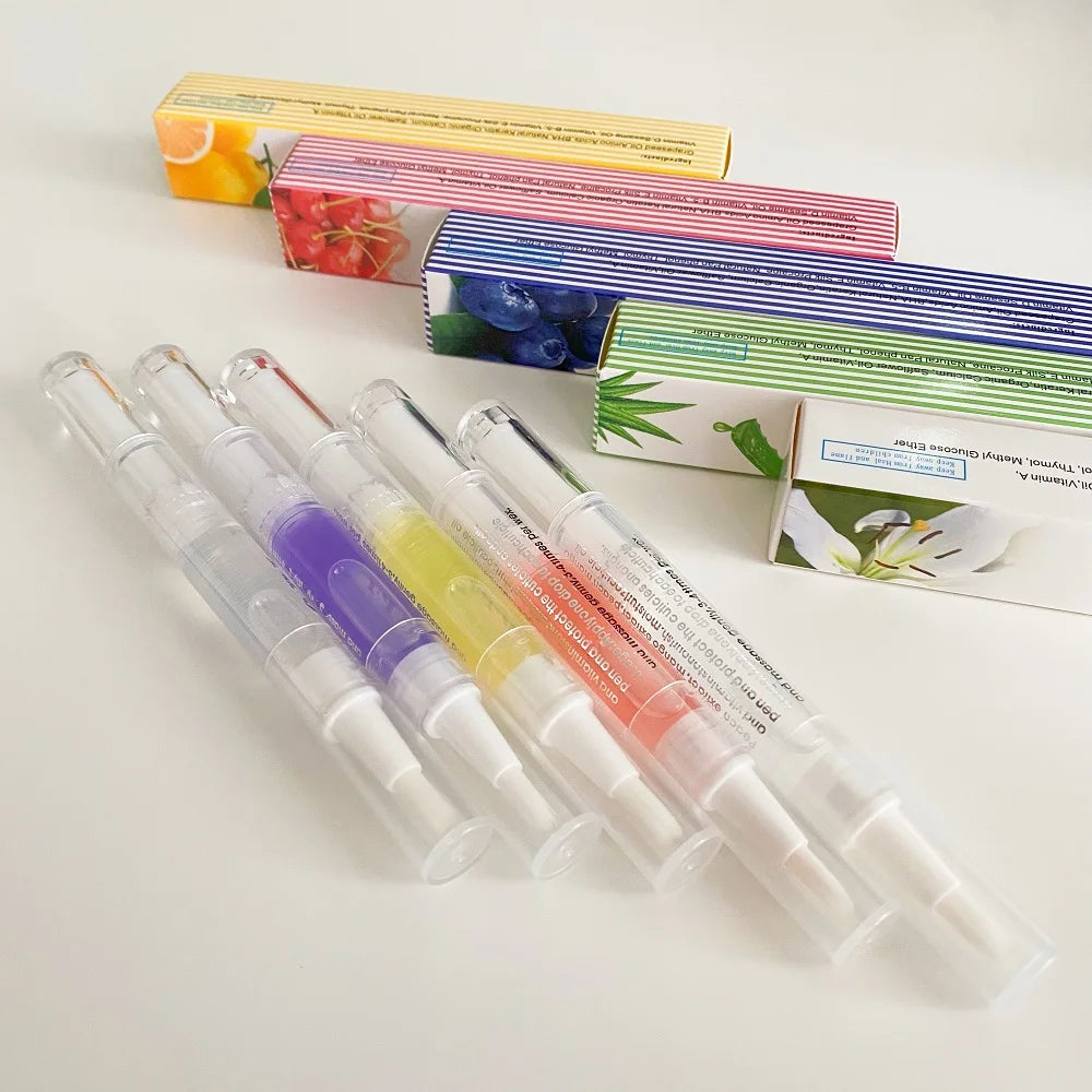 1pcs Cuticle Oil Pen Nail Nutrition Oil Pen Nail Treatment Cuticle Revitalizer Oil Prevent Agnail Nail Polish Nourish Skin Care
