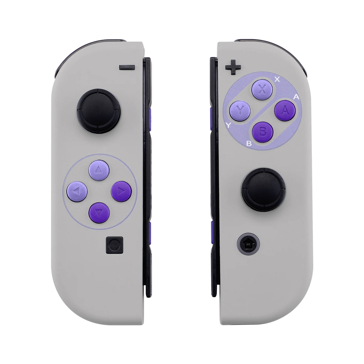 eXtremeRate SNES Style Joy-Con Replacement Shell Kit – Full Button Set for Nintendo Switch & OLED