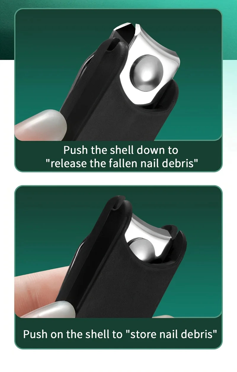 Ultra Sharp Nail Clippers — Stainless Steel Fingernail & Toenail Trimmer