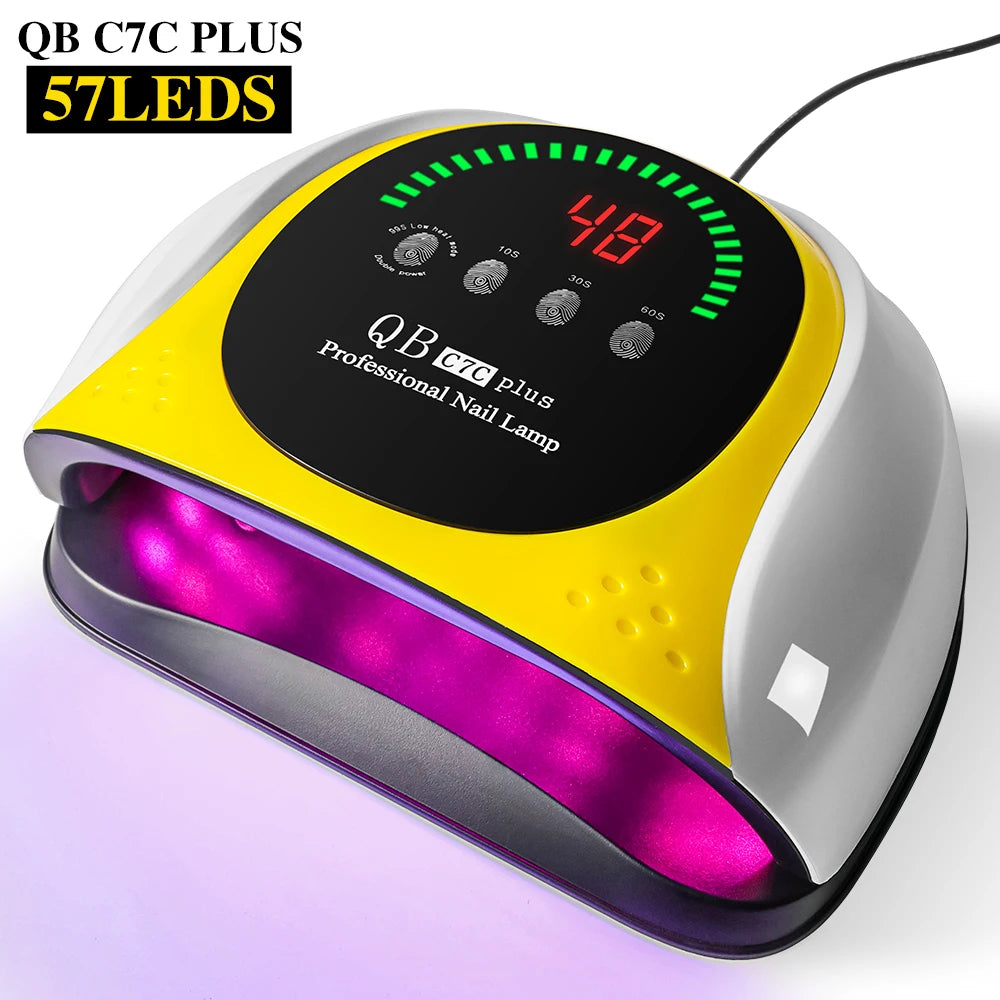 57 LED UV/LED Nail Lamp — Professional Gel Polish Curing Light with Diamond Design