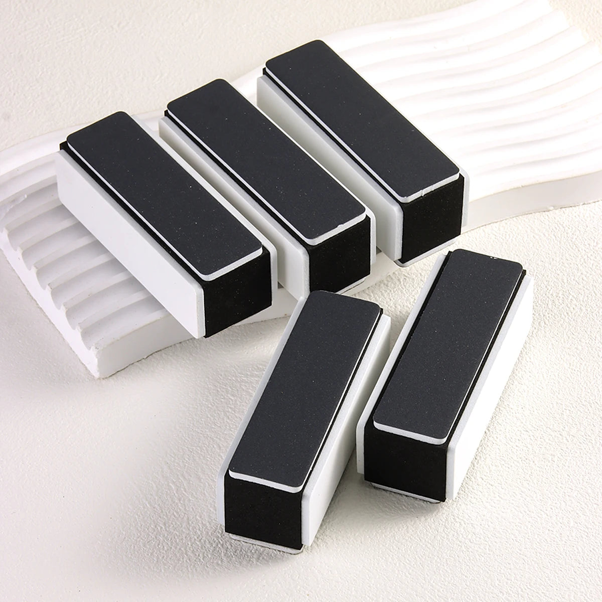 4-Sided Nail Polishing Block | Glowing Buffer & Shine Tool for Nail Art