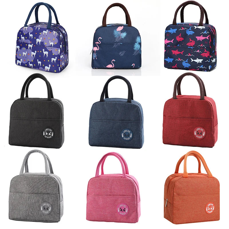 Insulated lunch bag For Women Kids Cooler Bag Thermal bag Portable Lunch Box Ice Pack Tote Food Picnic Bags Lunch Bags for Work
