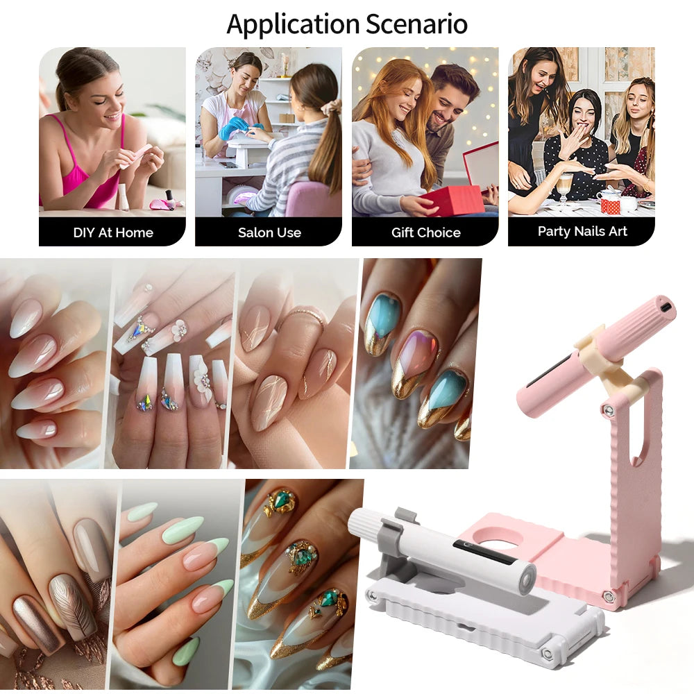 Timerable Nail UV LED Dryer Touch Lamp Rechargeable Flashlight UV Light Drying Nails Gel Polish Lamps Quick Drying Cure Tools