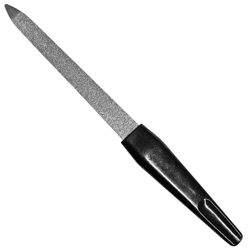 Professional Metal Nail File — Double-Sided Stainless Steel Manicure Tool