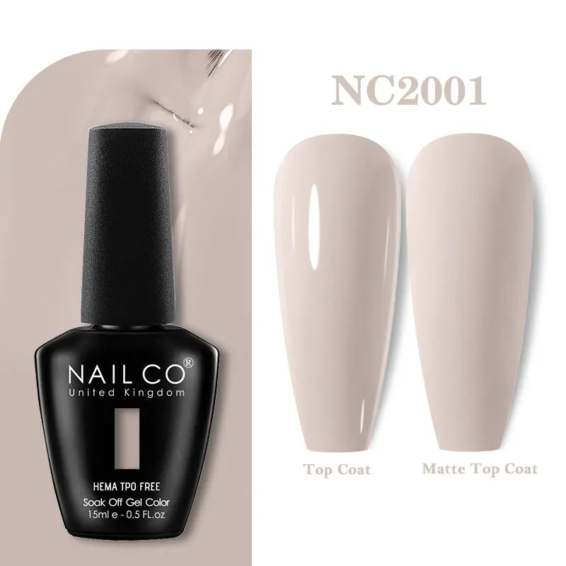 NAILCO Gel Nail Polish – HEMA-Free Soak-Off UV/LED Gel | 15ml | 333 Colors