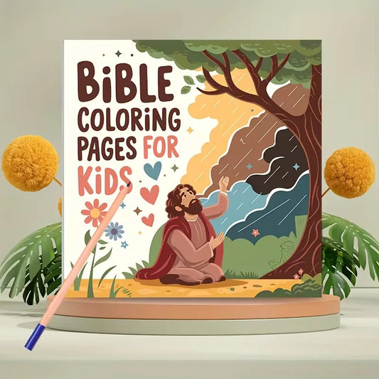 Bible Coloring Book for Kids – Christian Faith Activity & Coloring Book