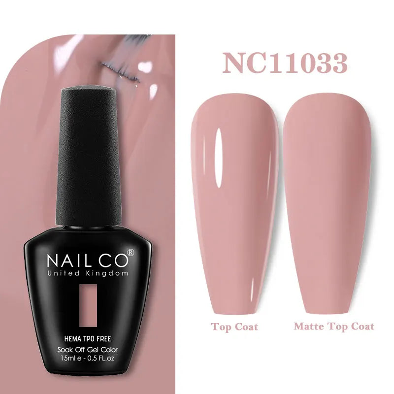 NAILCO Gel Nail Polish – HEMA-Free Soak-Off UV/LED Gel | 15ml | 333 Colors