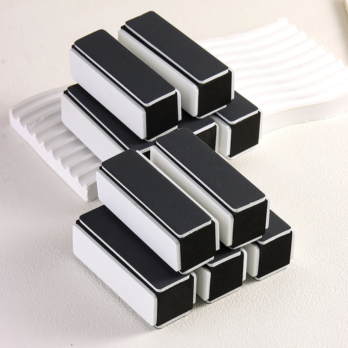 4-Sided Nail Polishing Block | Glowing Buffer & Shine Tool for Nail Art