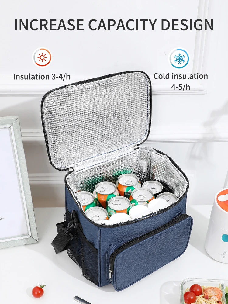 1PC Large capacity insulated box, hand-held crossbody, outdoor ice pack manufacturer, picnic bag, insulated bag