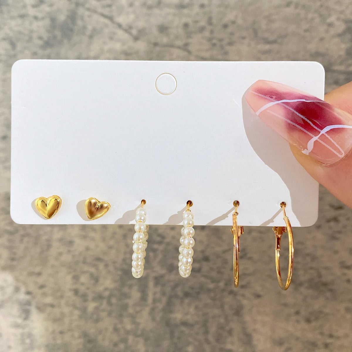 24-Piece Bohemian Earrings Set for Women – Gold Vintage Pearl Geometric Hoop Jewelry Collection
