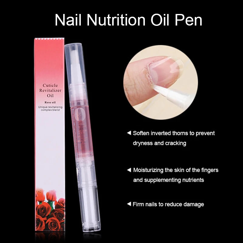 1pcs Cuticle Oil Pen Nail Nutrition Oil Pen Nail Treatment Cuticle Revitalizer Oil Prevent Agnail Nail Polish Nourish Skin Care