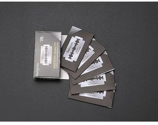 20-Pack Double Edge Stainless Steel Safety Razor Blades – Ultra-Sharp Shaving Blades